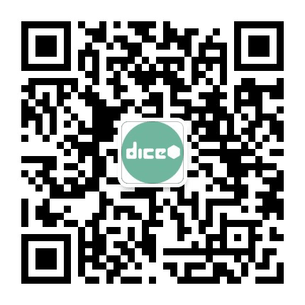 DICE桌游社公众号二维码