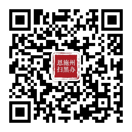 恩施州扫黑除恶举报平台公众号二维码