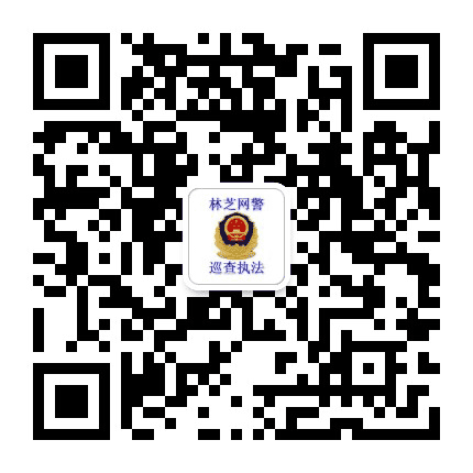 林芝市网警巡查执法公众号二维码