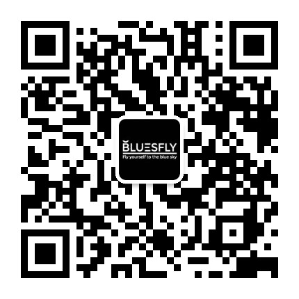 BluesFly Club公众号二维码