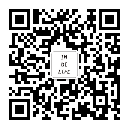 Indilife公众号二维码