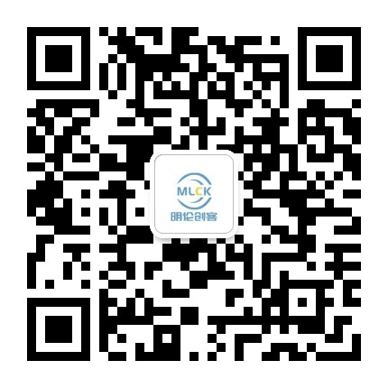 明伦创客公众号二维码