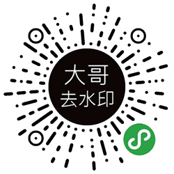 大哥去水印小程序二维码