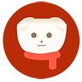 春节红围巾头像小程序ico