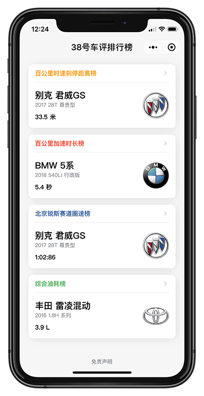 38号车评排行榜截图1