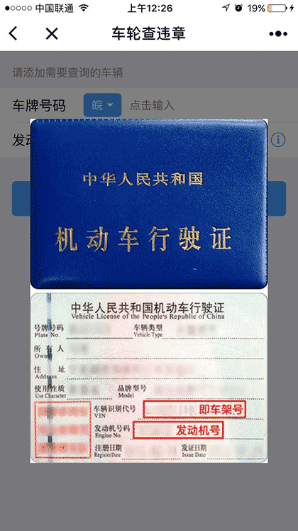 车轮查违章截图3