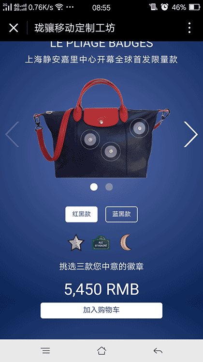 Longchamp个性定制工坊截图3