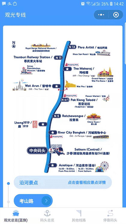 曼谷公交船截图1