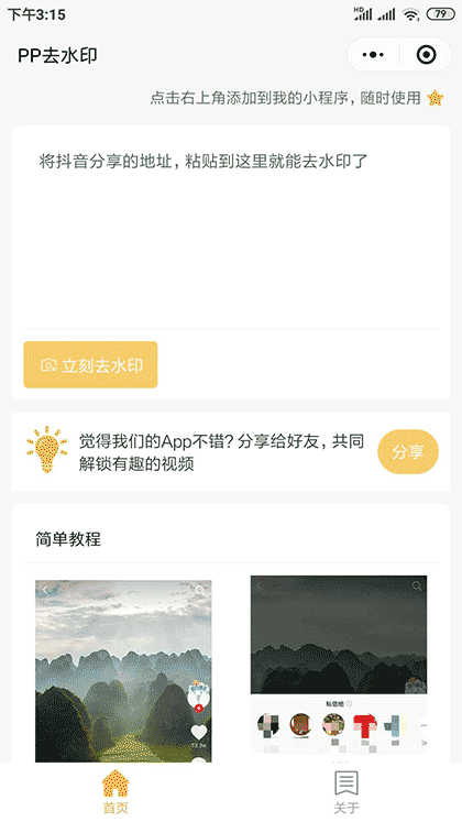 PP去水印截图1