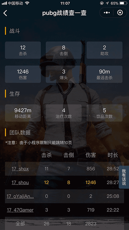 pubg战绩查一查截图3
