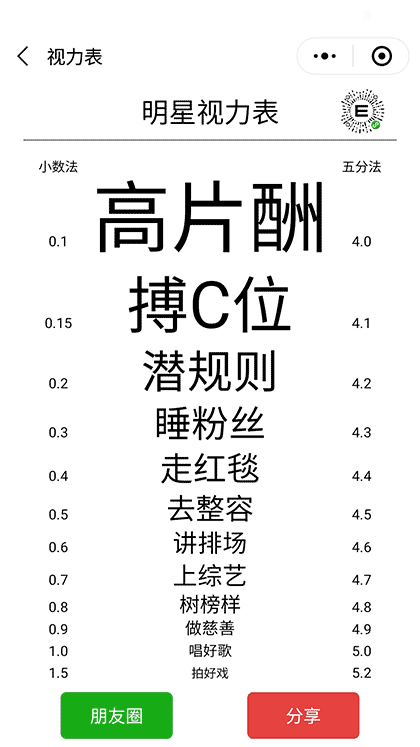 趣味视力表截图3