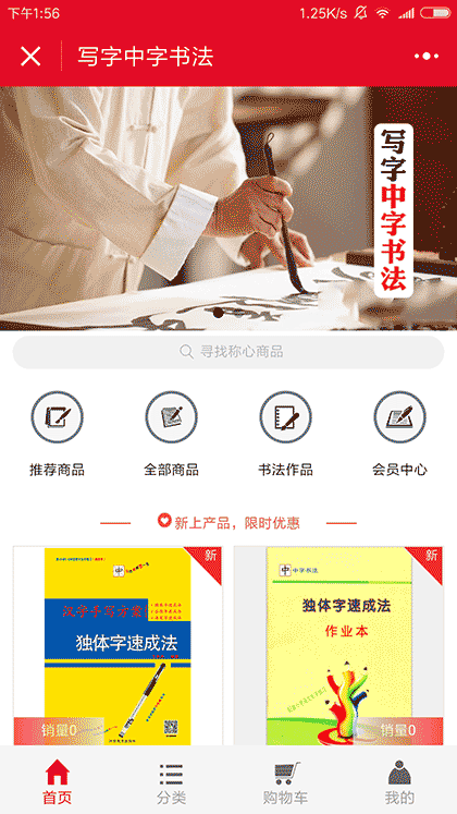 写字中字书法截图2