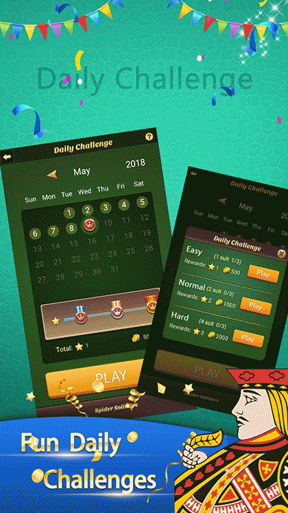 蜘蛛纸牌棋牌游戏截图3